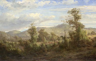 Entre Tallarook y Yea de Louis Buvelot